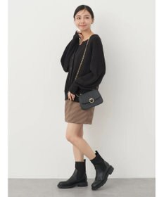 earth music&ecology ブークレーキーネックカーディガン