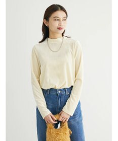 Green Parks ・ＳＵＧＡＲ　ＳＰＯＯＮ　ベロアストライプハイネック