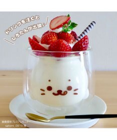 Mother garden しろたん ダブルウォールボウル 《ぺろり/もぐもぐ》 単品