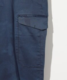 JOSEPH ABBOUD 【イタリア素材/製品染め/ウエストも伸びる!】迷彩ガーメンドダイ パンツ