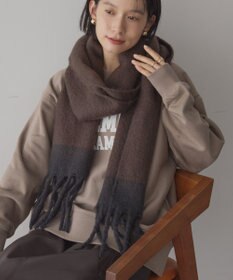 AMERICAN HOLIC バイカラーシャギーマフラー