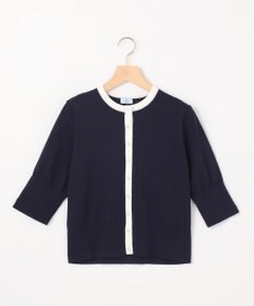 組曲 【洗える・6色展開】CANDYボタン 半袖カーディガン