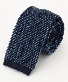 J.PRESS MEN 【J.PRESS KNIT TIE COLLECTION】無地 ニットネクタイ ネイビー系