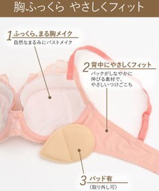 Wing Wing Lesiage　【2820シリーズ】　ブラジャー　ふっくらまる胸メイク　ウイング／ワコール　PB2820