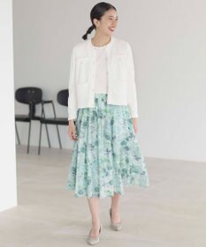 組曲 ミニブークレーツイードニットジャケット