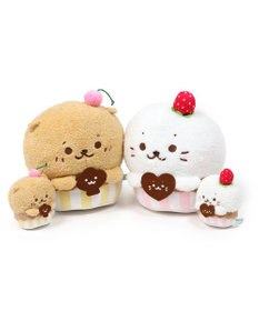 Mother garden しろたん カップケーキ マスコット 20cm お座りぬいぐるみ