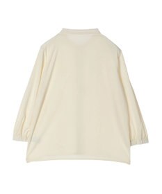 earth music&ecology フロントレースシフォンブラウス