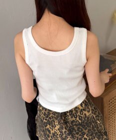 WEGO ラインストーンハートグラフィックタンク