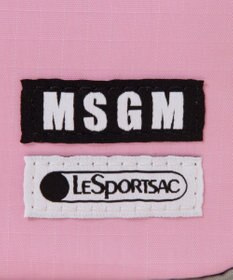 LeSportsac MSGM MD COSMETIC/コスメティックピンク/グレー
