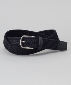 GOTAIRIKU 【ビジカジ兼用】ゴムメッシュ レザーコンビベルト