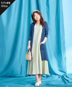 Tiaclasse 【洗える】裾フレアAラインワンピース