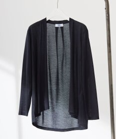 J.PRESS LADIES セルロースジャージー ミディ丈 カーディガン