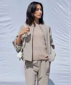 ICB 【洗える・UVカット】アトラストリコット ジップアップブルゾン