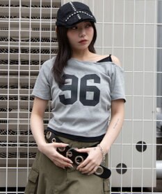 WEGO レイヤードドッキングワンショルちびT