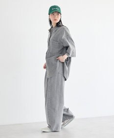 earth music&ecology 5分袖デニムシャツ
