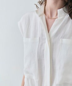 BEIGE， 【洗える】BERNARD / リネンノースリーブオールインワン