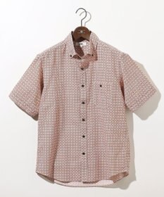 JOSEPH ABBOUD 【キングサイズ・サスティナブル】ジオメットリックパターン シャツ