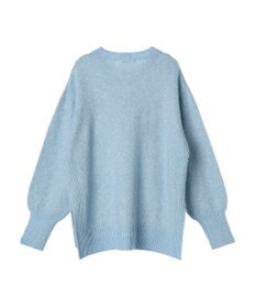 Green Parks ラメ糸ミックスニットプルオーバー