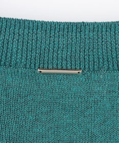 自由区 【アンサンブル対応】ペーパーコットンスクエアネックニット プルオーバー