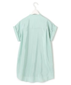 ICB 【洗える】ヌーディスローン  バンドカラーブラウス