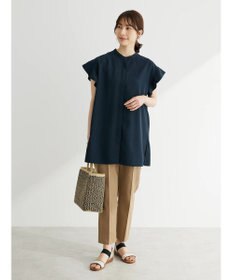 Green Parks 接触冷感　比翼シャツチュニック