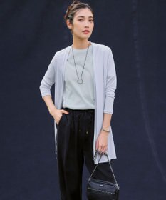 23区 【接触冷感/洗える】フィブリルツイル シャーリング パンツ