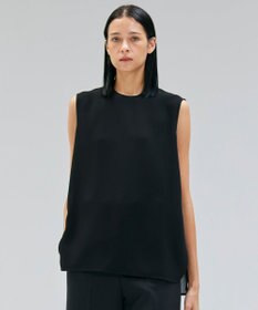 BEIGE， 【洗える】FLEUR / バックシアーノーカラーブラウス