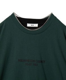 WEGO 【ユニセックス着用ITEM/2点SET】アクセ付きグラフィックアンサンブルT（LS）