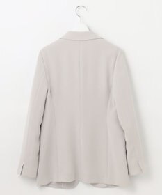 自由区 L 【セットアップ対応・洗える】トリアセダブルクロステーラード ジャケット