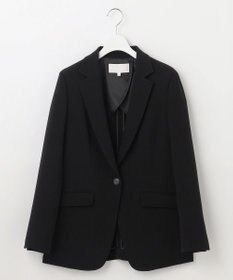 自由区 【セットアップ対応・洗える】トリアセダブルクロステーラード ジャケット