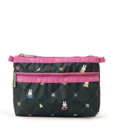 LeSportsac COSMETIC CLUTCH/ミッフィーオーチャードグリーン/ピンク