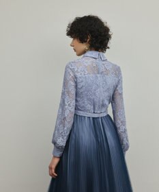 GRACE CONTINENTAL コードレースプリーツワンピース
