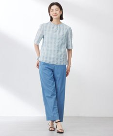 J.PRESS LADIES S 【洗える】4oz Light Denim ストレート パンツ