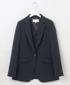 自由区 L 【セットアップ対応・洗える】トリアセダブルクロステーラード ジャケット