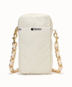 LeSportsac CHAIN MINI PHONE CRSBDY/サンドバーチェーンキルト