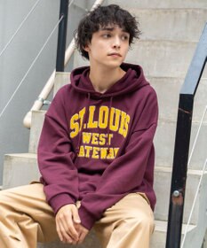 WEGO ヘビーウエイトサガラカレッジプルパーカー