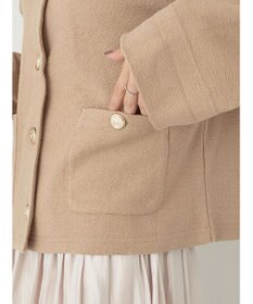 earth music&ecology 金釦スラブカーディガン