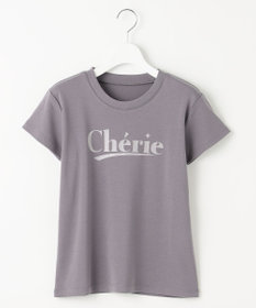 Feroux レタードプリントコンパクト Tシャツ