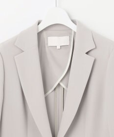 自由区 L 【セットアップ対応・洗える】トリアセダブルクロステーラード ジャケット