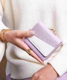 style code 【MERCURYDUO/マーキュリーデュオ】ダイアナ　トリコカラー口金ミニ財布