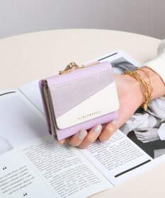 style code 【MERCURYDUO/マーキュリーデュオ】ダイアナ　トリコカラー口金ミニ財布