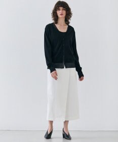 BEIGE， 【洗える・VERY 6月号掲載】FICUS / デニムラップスカート