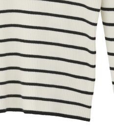 Green Parks 袖口金釦リブニットプルオーバー