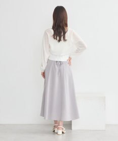 earth music&ecology シアーラメＶネックカーディガン