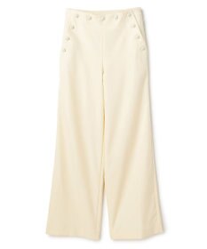 BEIGE， LAZUL / マリンボタンワイドパンツ