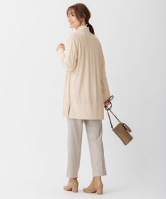 自由区 L 【洗える】CARIAGGI スーパーエクストラファインメリノ ニットカーディガン