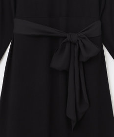 GRACE CONTINENTAL ニットブラックドレス