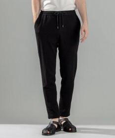 JOSEPH HOMME <新色追加>【オリジナル素材/シワになりにくい/ウエストゴム仕様】ライトタックジャージー イージーパンツ/PEGG EASY ブラック系