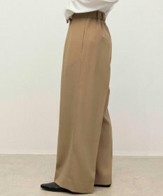 NAVE 【ReNAVE】ウォッシャブルツイル ワイドタックパンツ