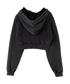 WEGO ロゴアシッドウォッシュパーカー